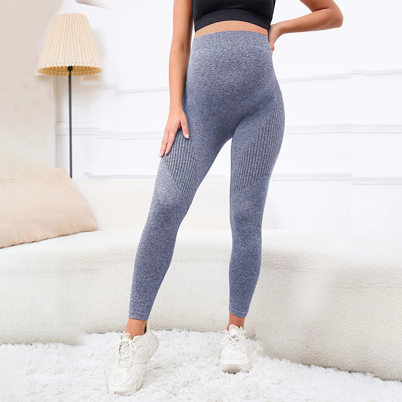 ✨ Leichte & Wärmende Schwangerschaftshose – Einfarbig & Bauchstützend - Lange Hose