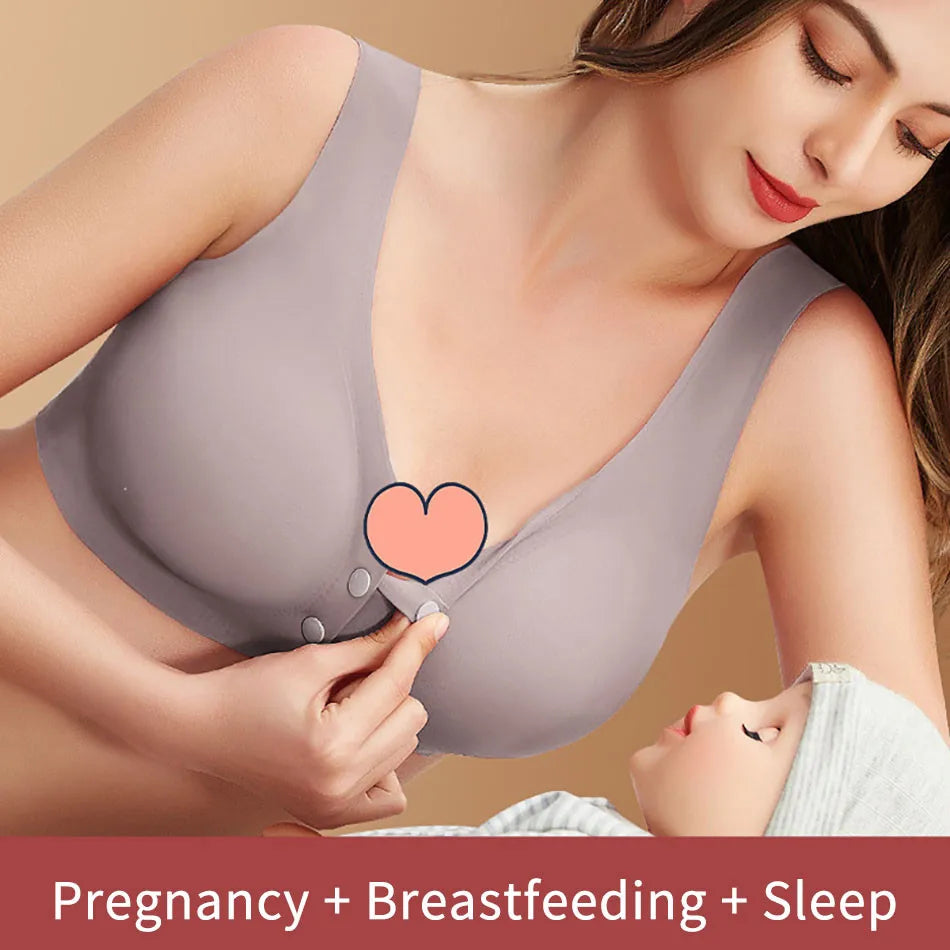 👶 Praktischer Still-BH für Damen – Front-Opening, Leicht & Komfortabel ohne Bügel