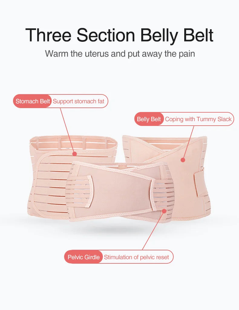 🌸 3-teiliges Korsett für Mütter – Body Shaper & Waist Wrap