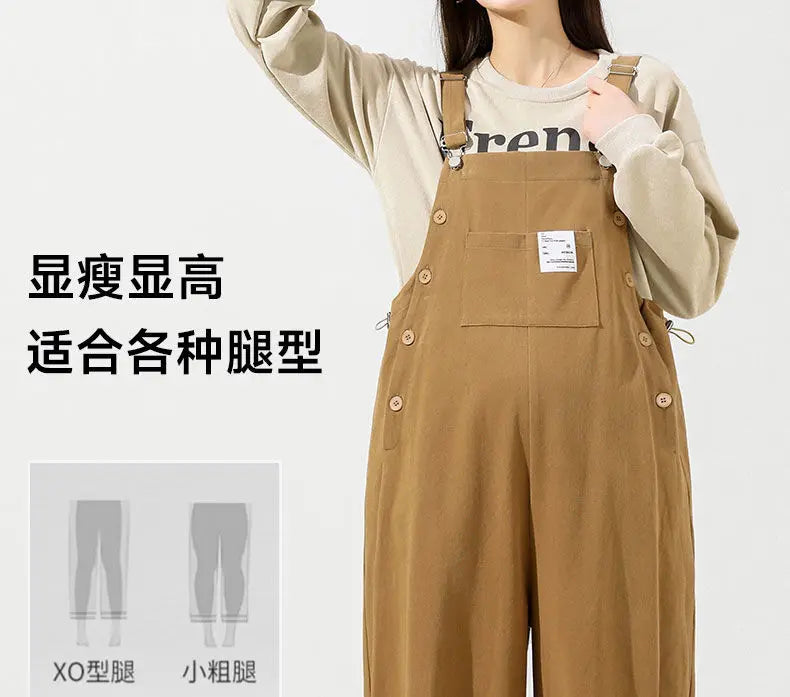 🌸 Loose Fit Schwangerschafts-Overall – Stylisch & Praktisch