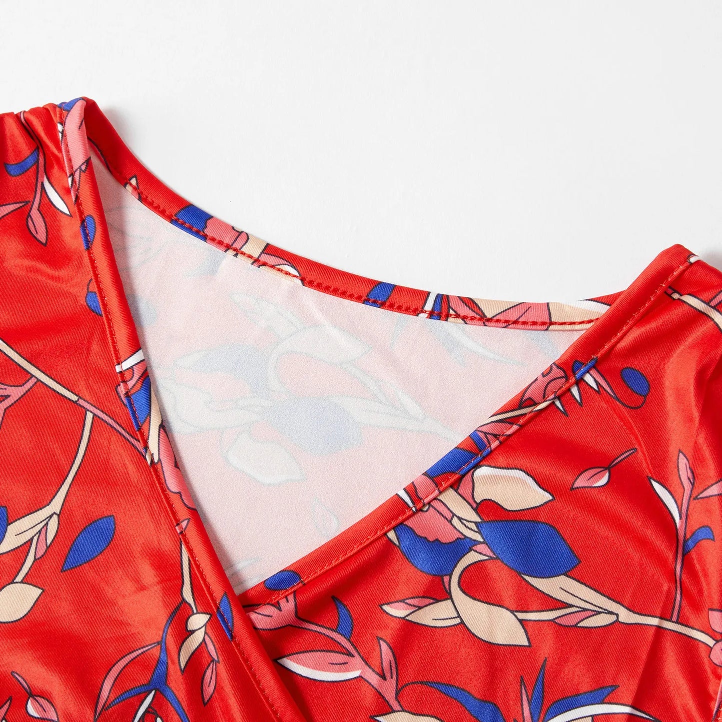 🤰 Sommer Umstands- & Stillkleid – Bedruckt, Ärmellos & V-Ausschnitt