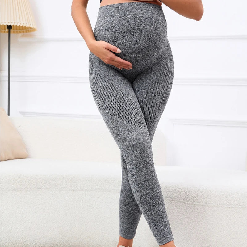 ✨ Leichte & Wärmende Schwangerschaftshose – Einfarbig & Bauchstützend - Lange Hose