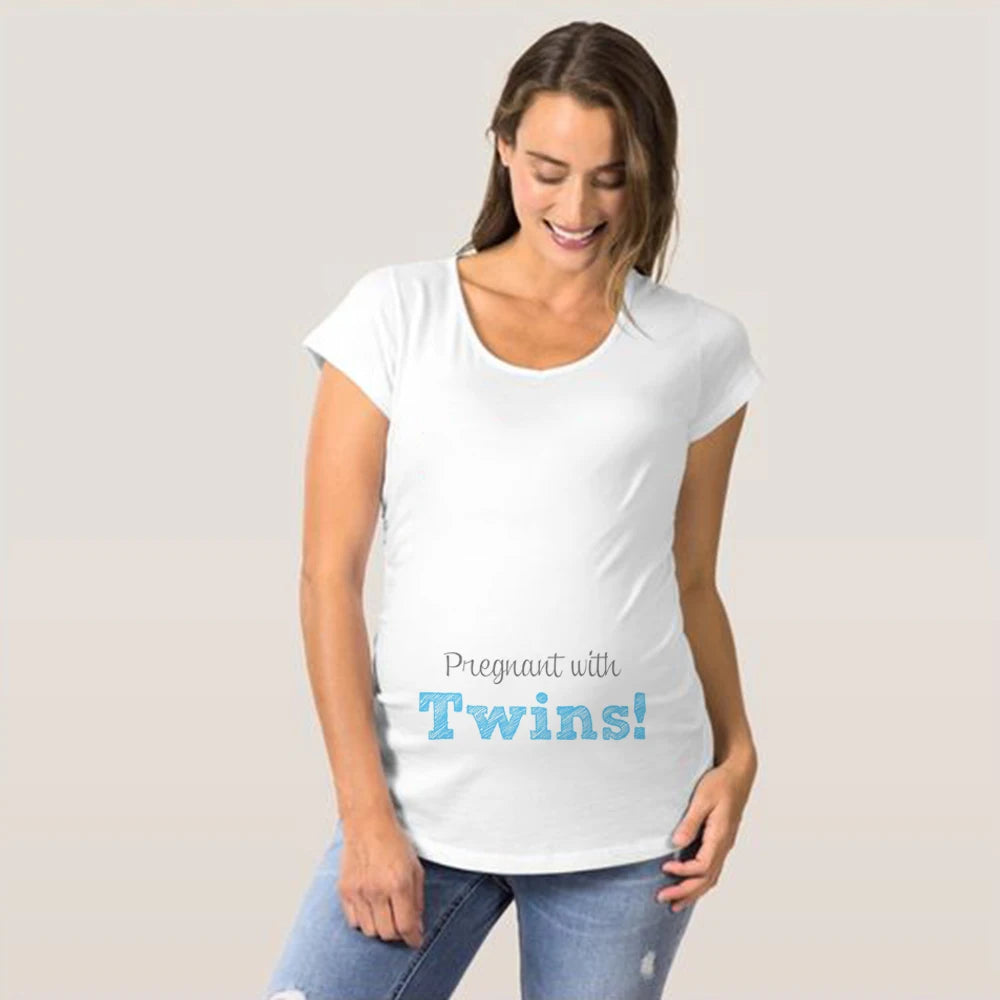 🤰 Beliebtes Umstands-T-Shirt – Lustiger Print für trendige Mamas
