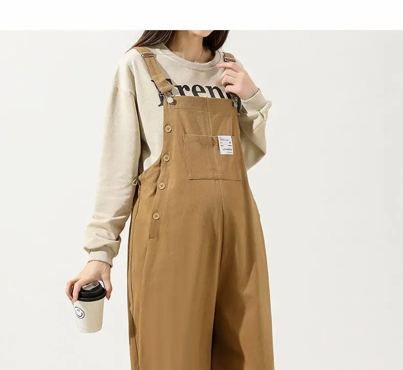🌸 Loose Fit Schwangerschafts-Overall – Stylisch & Praktisch