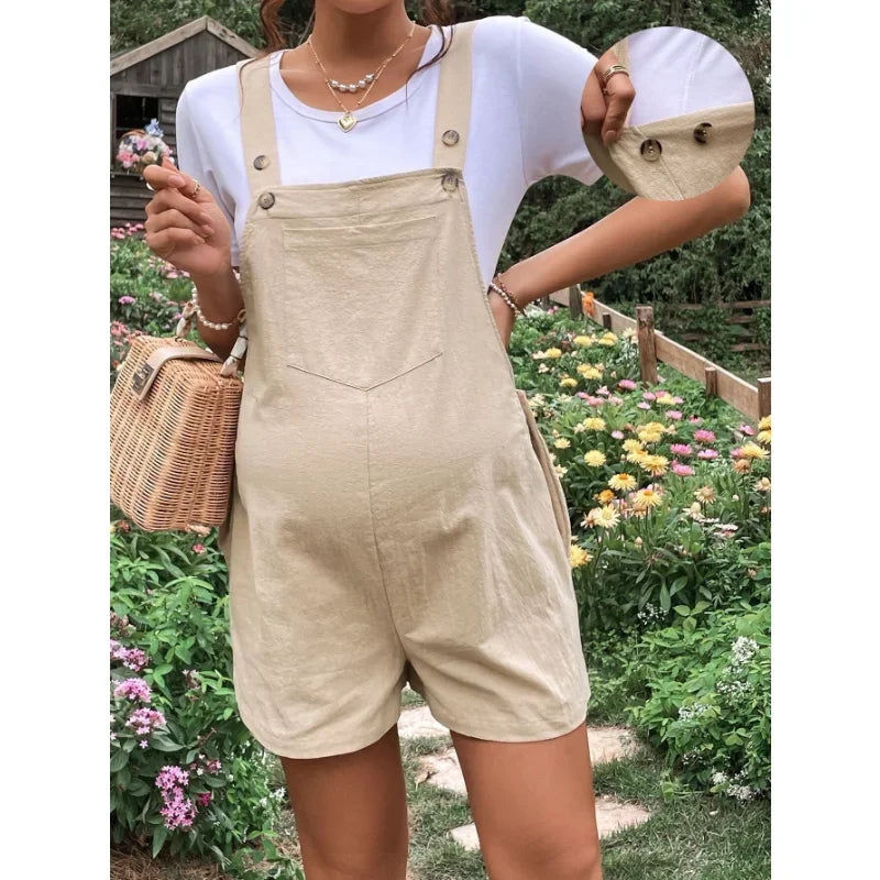 🤰 Umstands-Jumpsuit – Knielang, Sommer & Plus Size