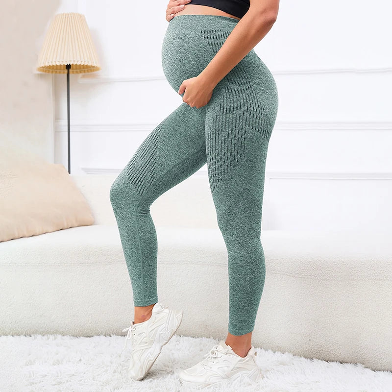 ✨ Leichte & Wärmende Schwangerschaftshose – Einfarbig & Bauchstützend - Lange Hose