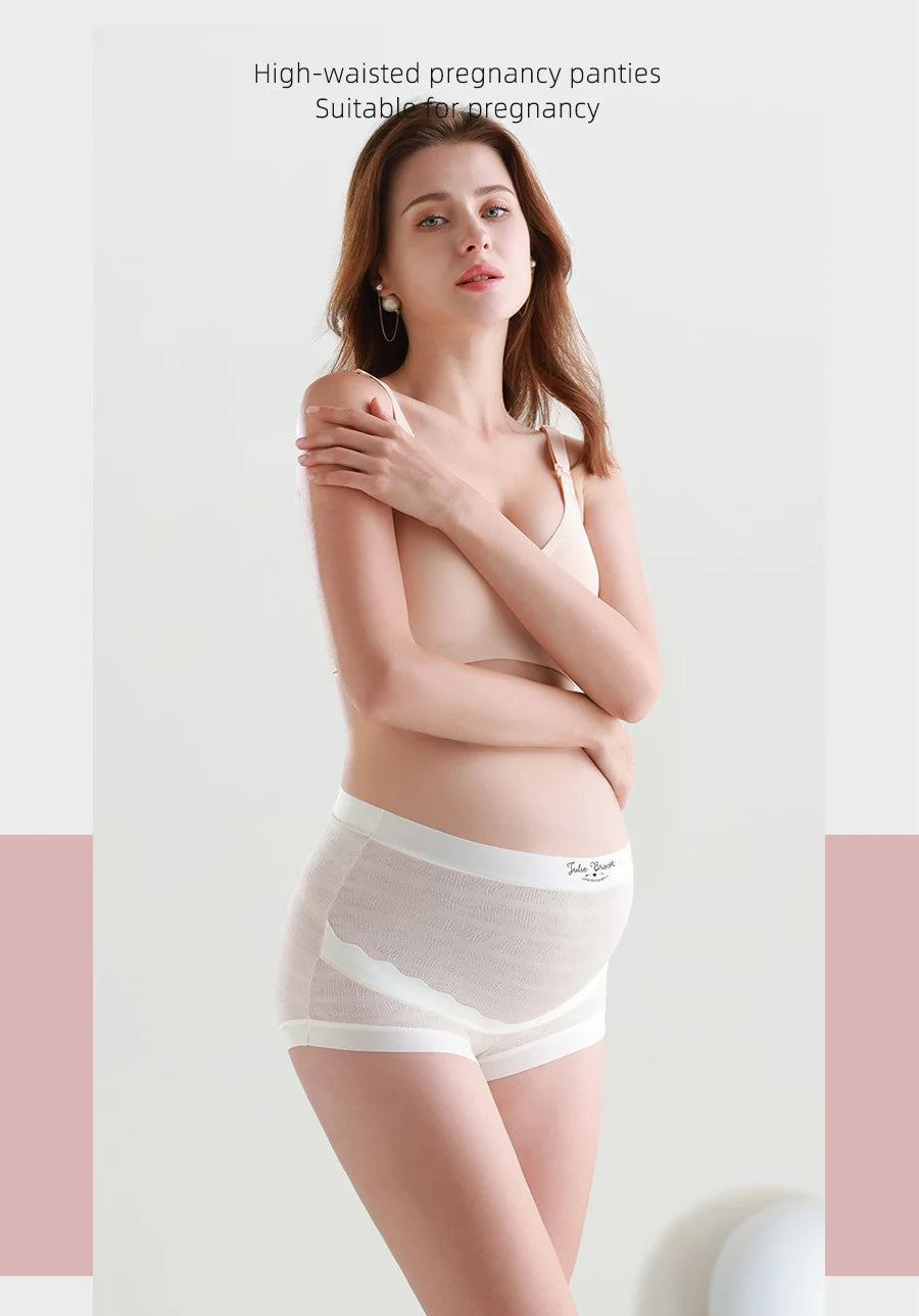 🌸 3er-Set Plus Size Schwangerschaftsunterwäsche – Komfort & Unterstützung für deinen Bauch 🤰💖