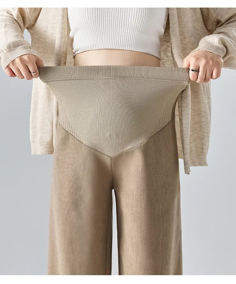🤰Herbst/Winter Umstands-Hose – Weit & Bequem mit Elastikbund