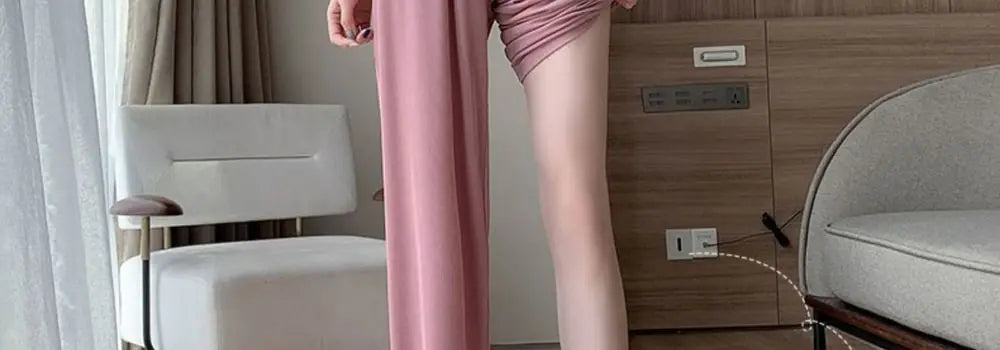 ✨ Sommer Umstandshose für Damen – Leicht, Weit & Mit Taschen 👖🌸 Luftige Ice-Silk Hose in großen Größen – perfekt für draußen & den Alltag 🌞🤰
