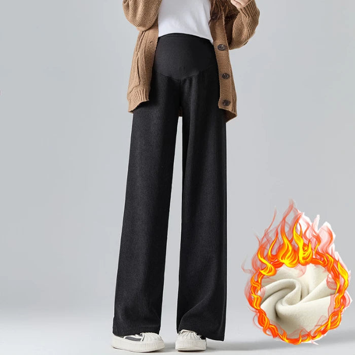 🤰Herbst/Winter Umstands-Hose – Weit & Bequem mit Elastikbund