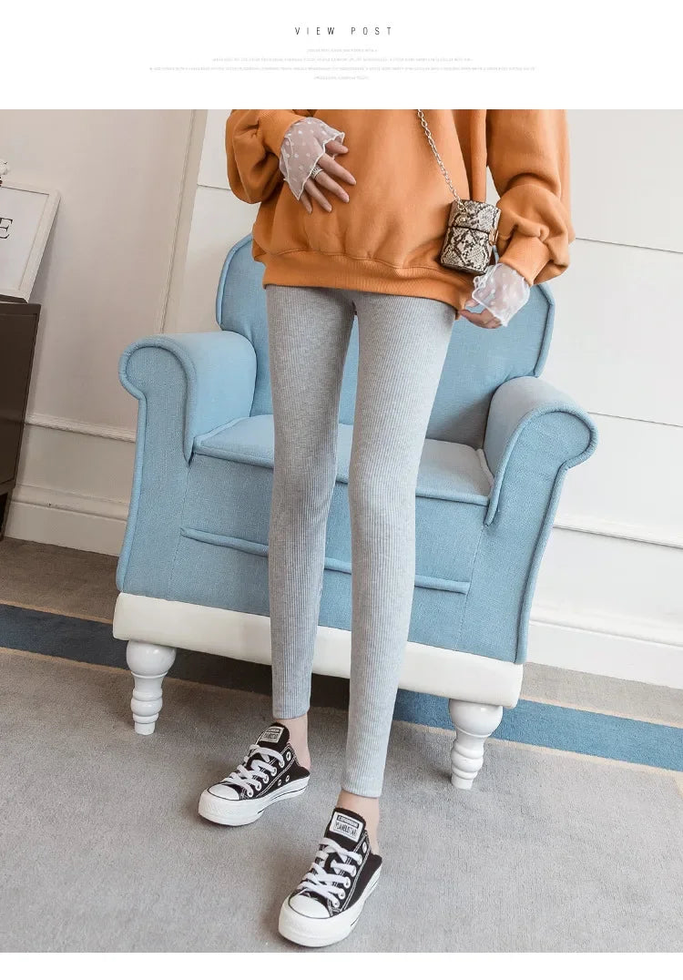 ✨ Schwangerschafts-Leggings – Dünn, weich & anpassbar an den Babybauch