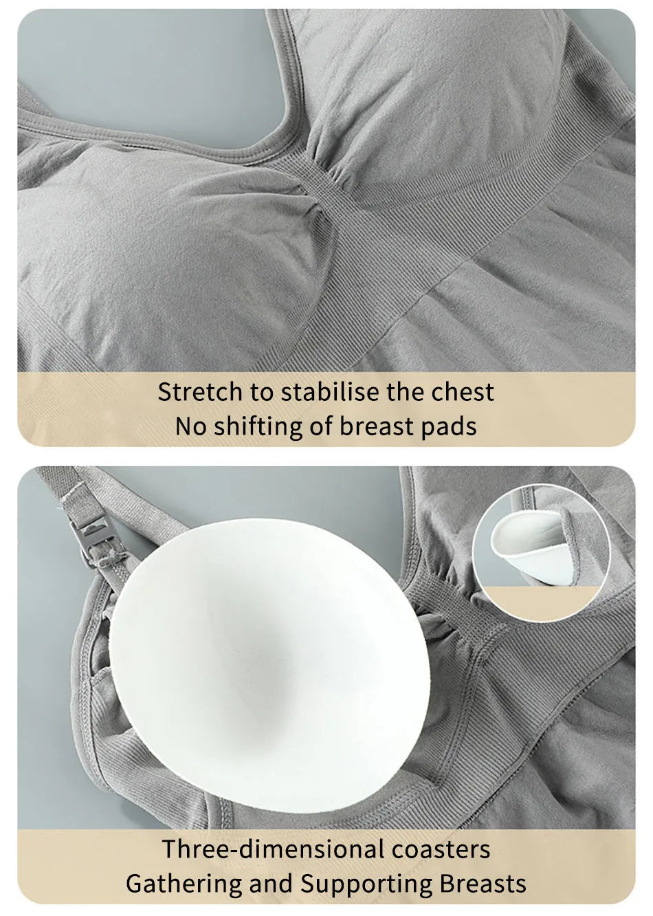 Der perfekte Begleiter für werdende und stillende Mamas! Dieses Still-BH Tank Top sorgt für Komfort, Halt und Stil – ideal für den Alltag