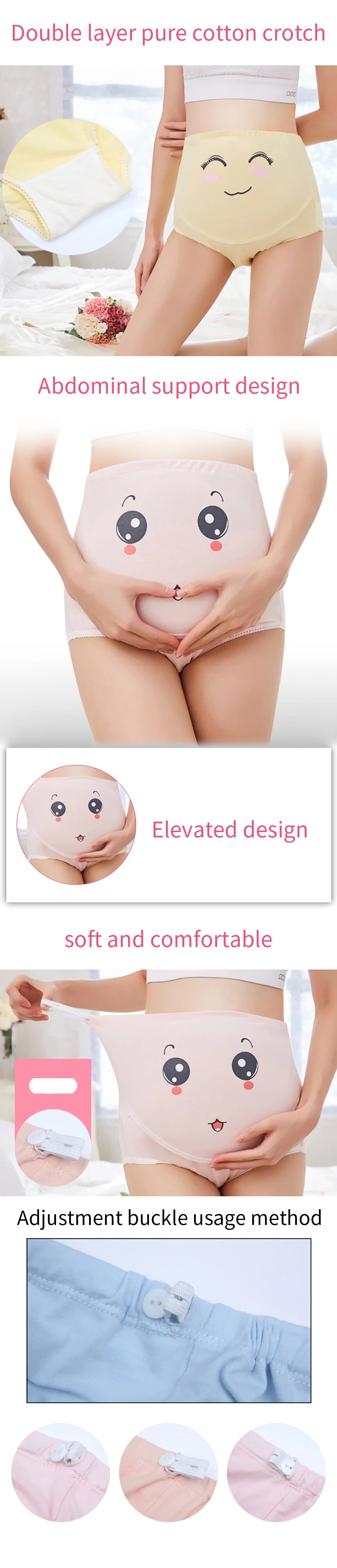 Schwangerschafts-Unterwäsche – Hoch tailliert & Verstellbar 👶