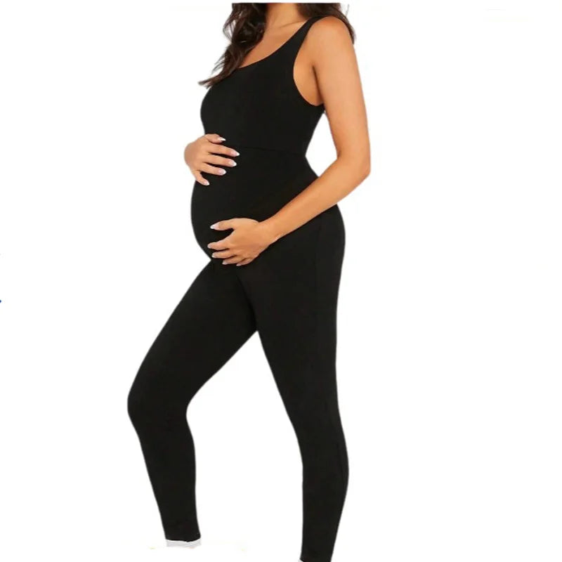 💕 Sommer-Umstands-Jumpsuit – Elastisch & Hüftformend