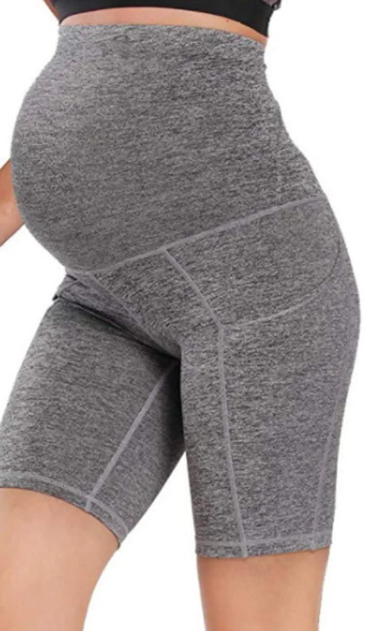 🩳 Schwangerschafts-Shorts – Bequeme Alltag & Yoga & Fitness Umstands-Leggings kurze Hose