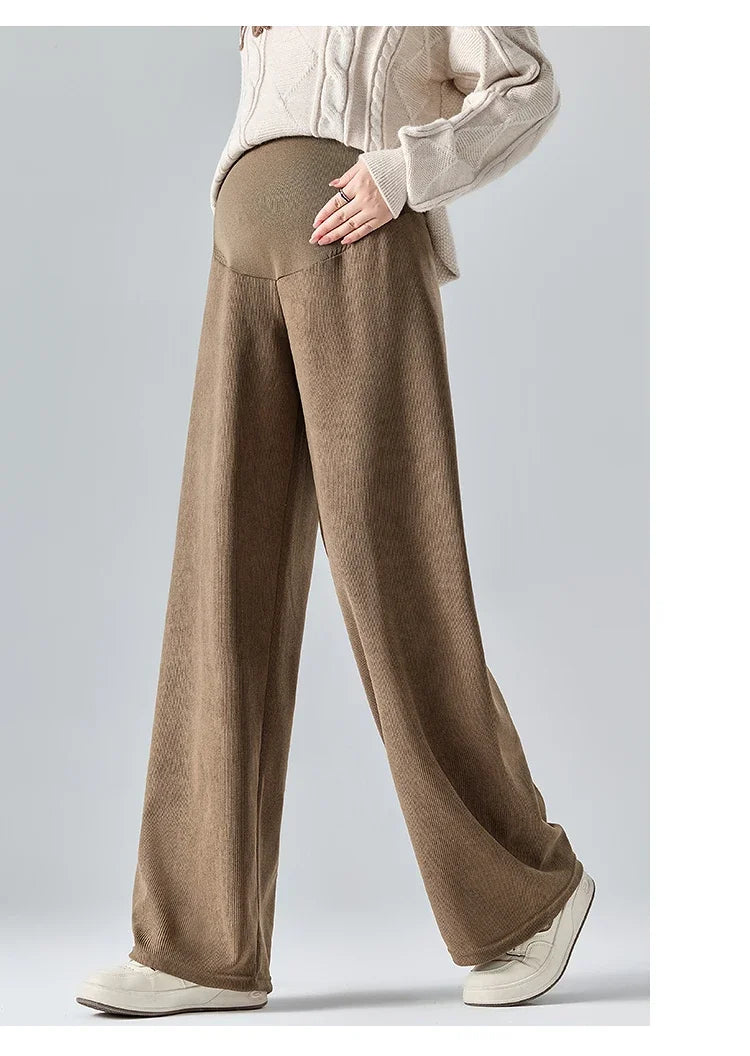🤰Herbst/Winter Umstands-Hose – Weit & Bequem mit Elastikbund