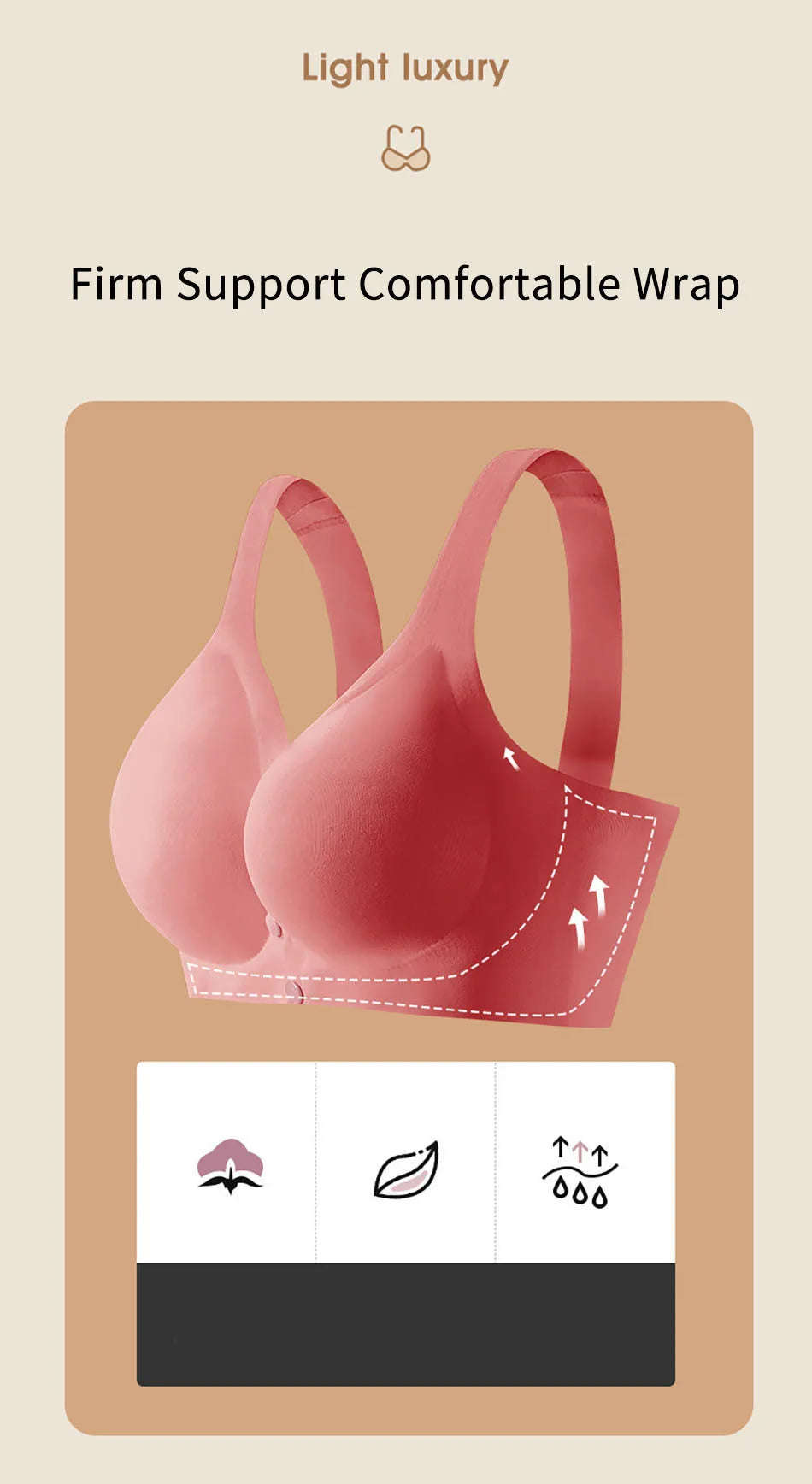 👶 Praktischer Still-BH für Damen – Front-Opening, Leicht & Komfortabel ohne Bügel
