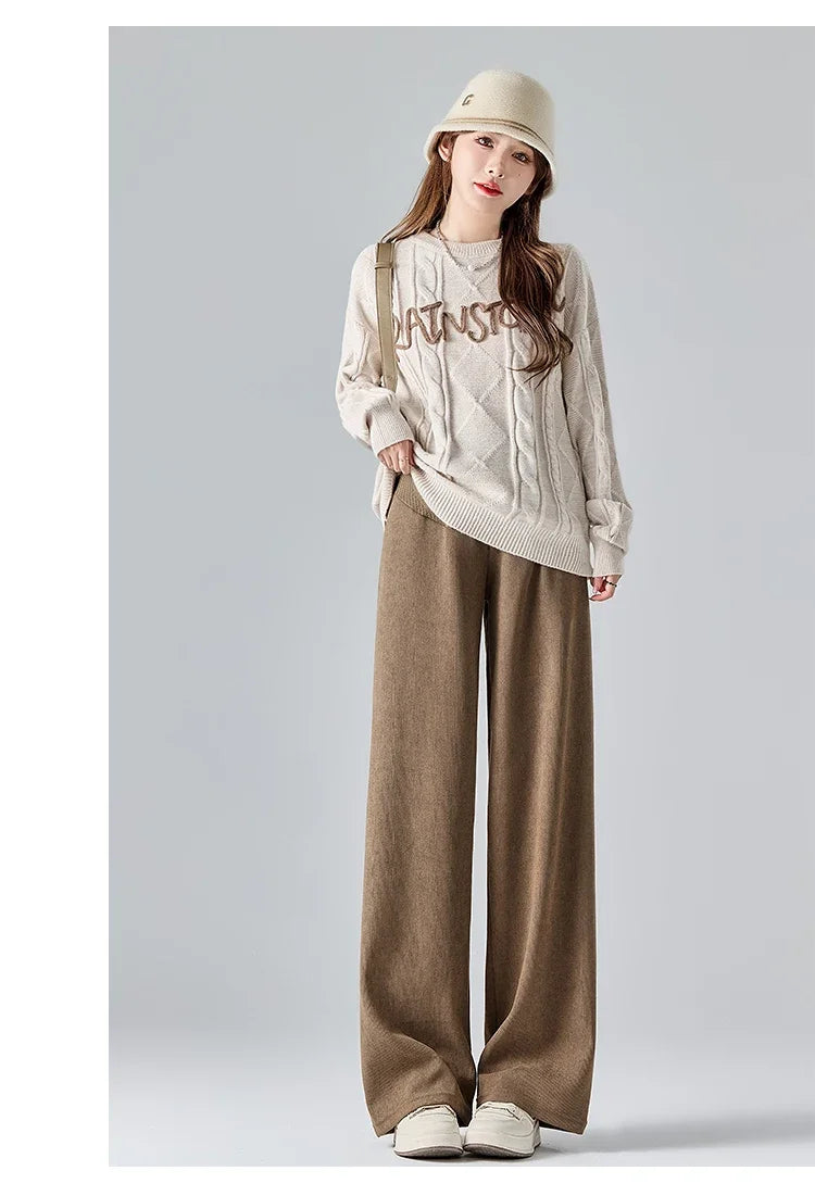 🤰Herbst/Winter Umstands-Hose – Weit & Bequem mit Elastikbund