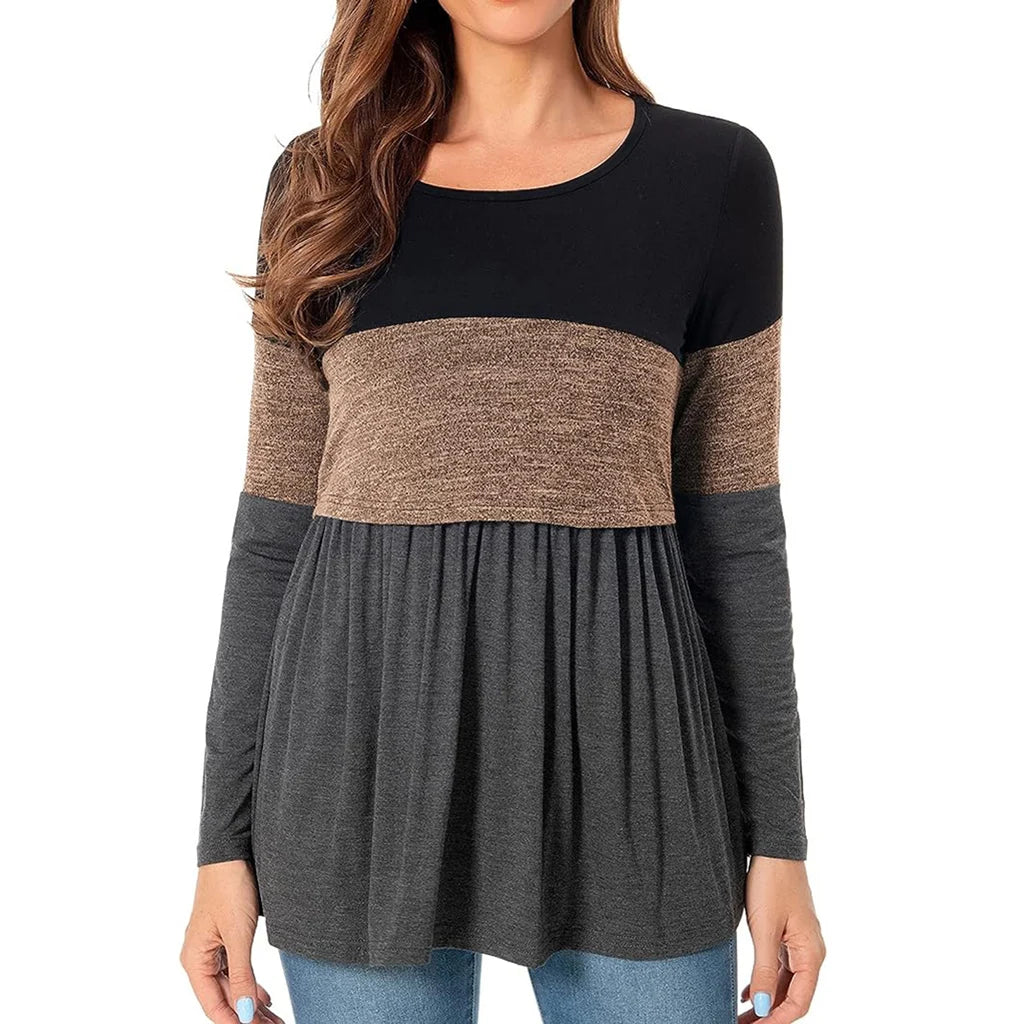💕 Umstands-Langarmshirt – Bequem, trendy & für Schwangerschaft & Stillen