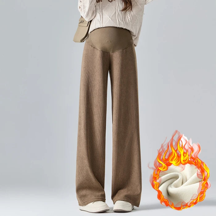 🤰Herbst/Winter Umstands-Hose – Weit & Bequem mit Elastikbund