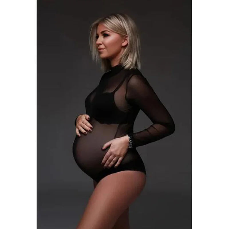 ✨ Strass-Body für Schwangere – Perfekt für Fotoshootings