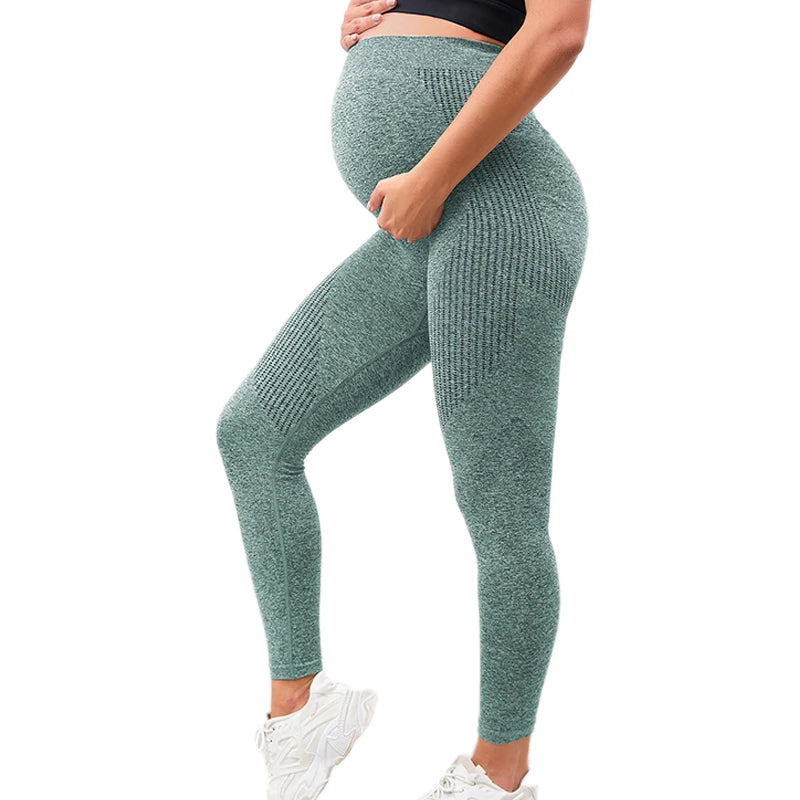 ✨ Leichte & Wärmende Schwangerschaftshose – Einfarbig & Bauchstützend - Lange Hose