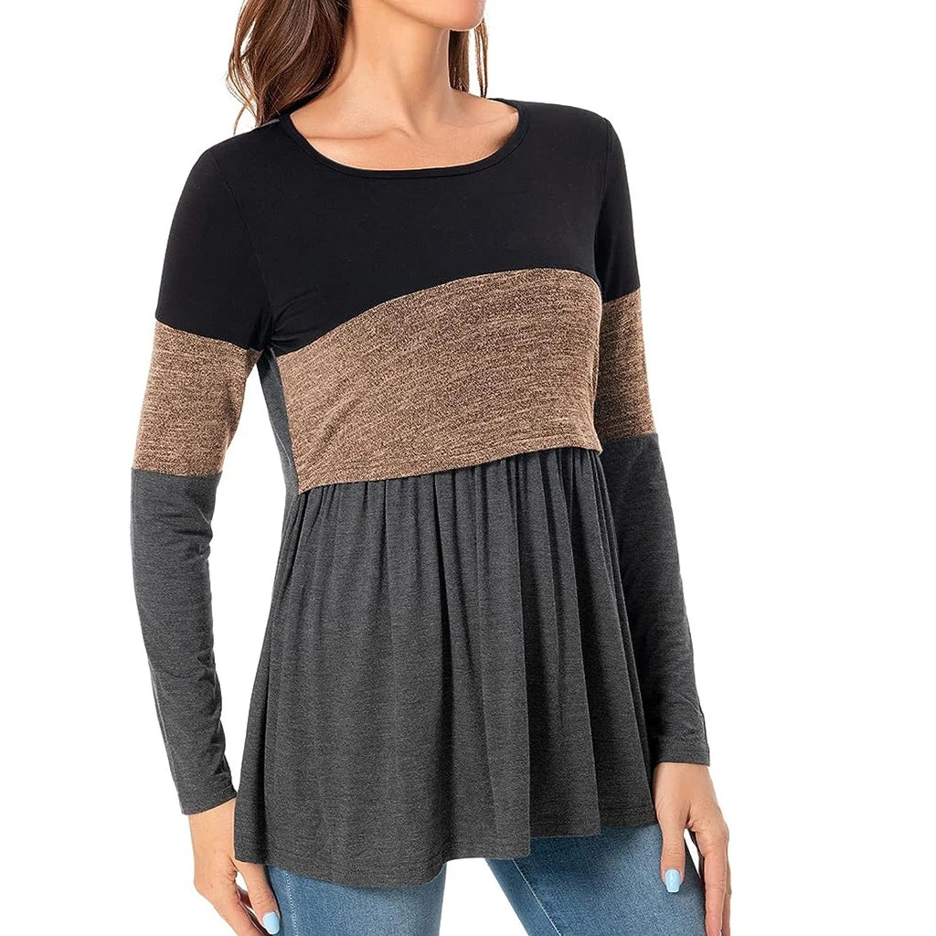 💕 Umstands-Langarmshirt – Bequem, trendy & für Schwangerschaft & Stillen