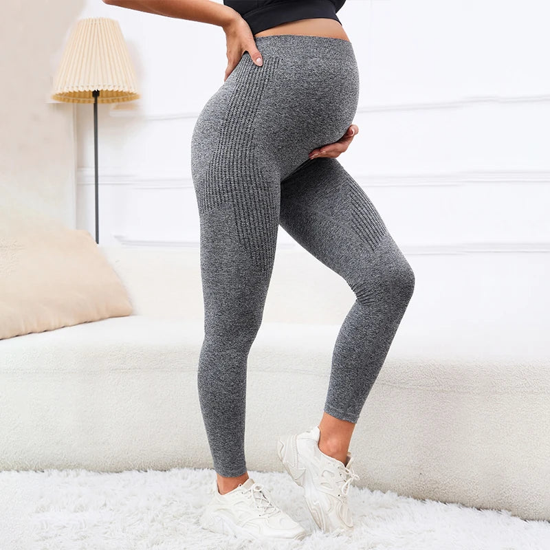 ✨ Leichte & Wärmende Schwangerschaftshose – Einfarbig & Bauchstützend - Lange Hose