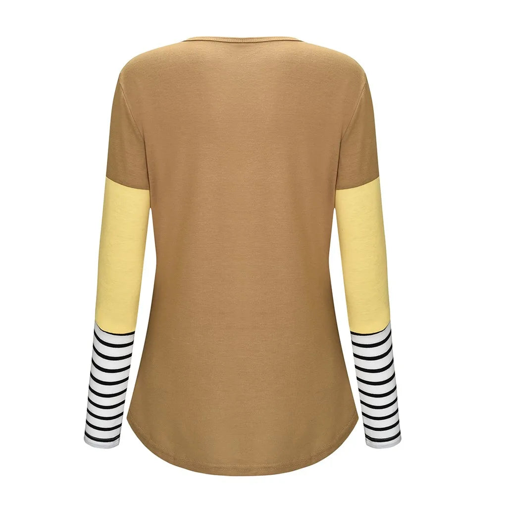 🤰 Umstands- & Stillshirt – Lässig, Gestreift & Langarm