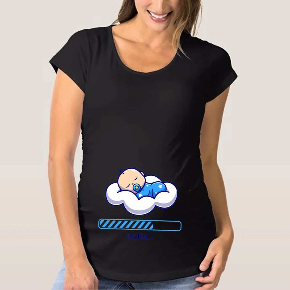 🤰 Umstands-T-Shirt für Damen – Süß & Lustiger Print für Mamas