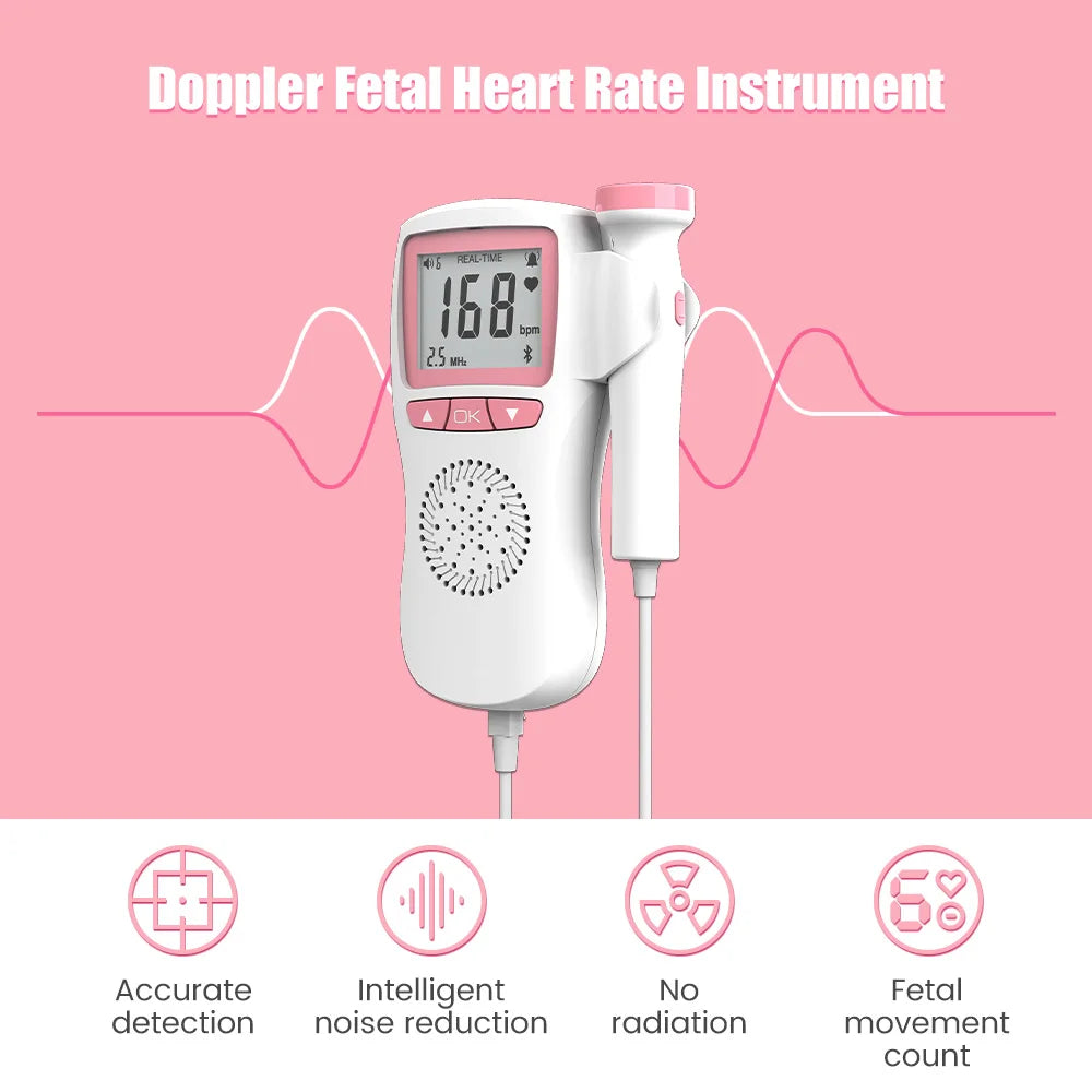 Herzfrequenz Monitor – Baby Heartbeat Detector für Zuhause 🤰👶