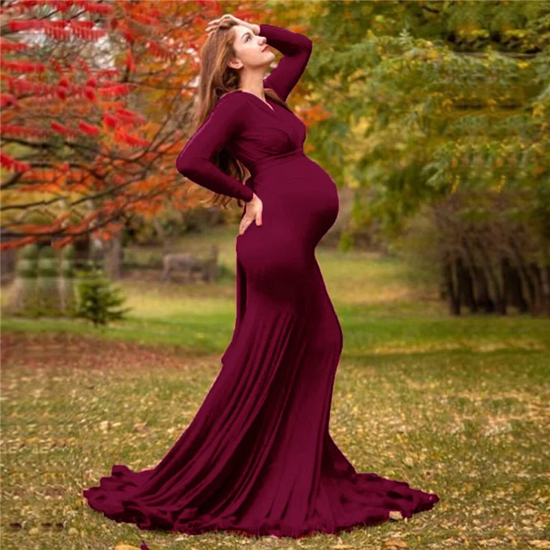 Umstandskleid für Fotoshootings oder besondere Momente während deiner Schwangerschaft