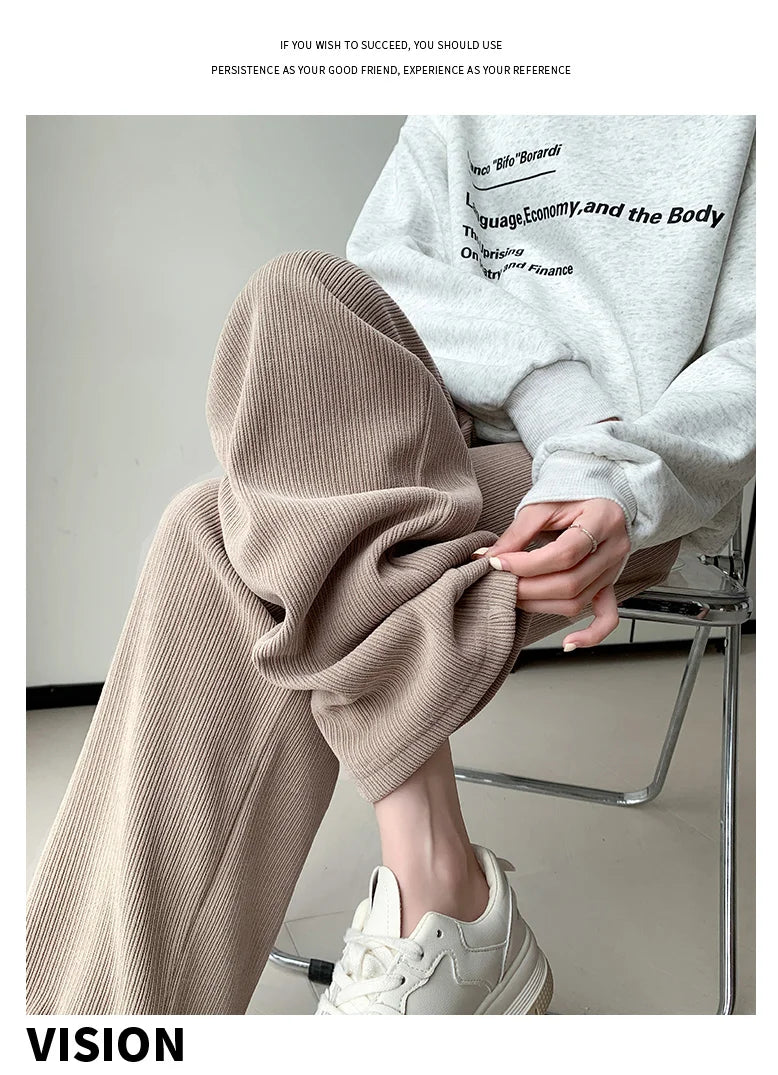 🤰 Frühling/Herbst Umstands-Hose – Straight Fit & Weit geschnitten