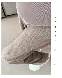 🤰 Frühling/Herbst Umstands-Hose – Straight Fit & Weit geschnitten