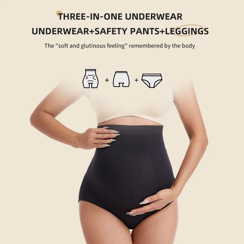 🌸 Nahtlose Umstands-Boxershorts – Komfort & Sicherheit für Schwangere 🤰✨