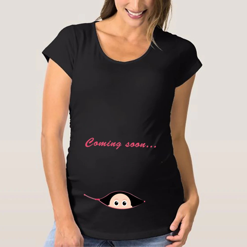🤰 Umstands-T-Shirt für Damen – Süß & Lustiger Print für Mamas