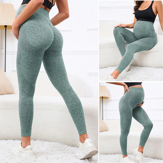 ✨ Leichte & Wärmende Schwangerschaftshose – Einfarbig & Bauchstützend - Lange Hose