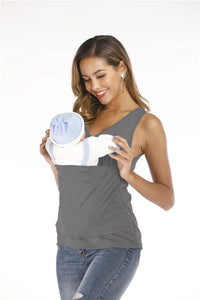 🤰👨‍🍼 Känguru-Tasche T-Shirt – Babytrage & Sommer Umstands-/Elternshirt für Mama oder Papa