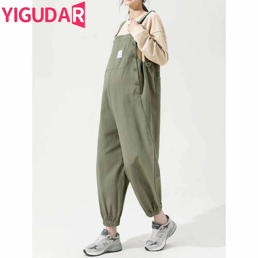 🌸 Loose Fit Schwangerschafts-Overall – Stylisch & Praktisch