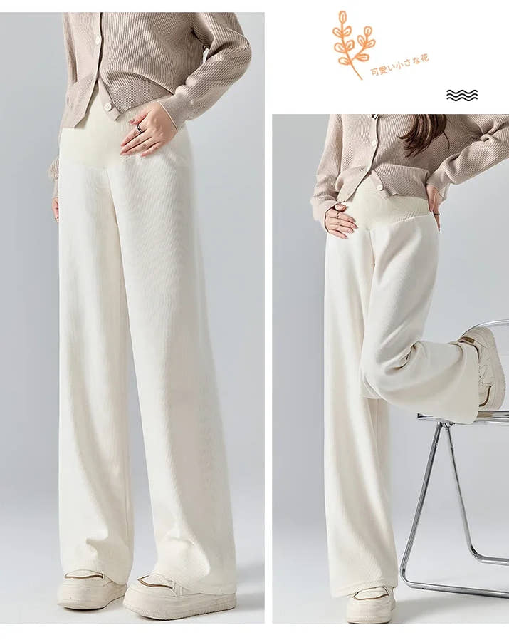 🤰Herbst/Winter Umstands-Hose – Weit & Bequem mit Elastikbund