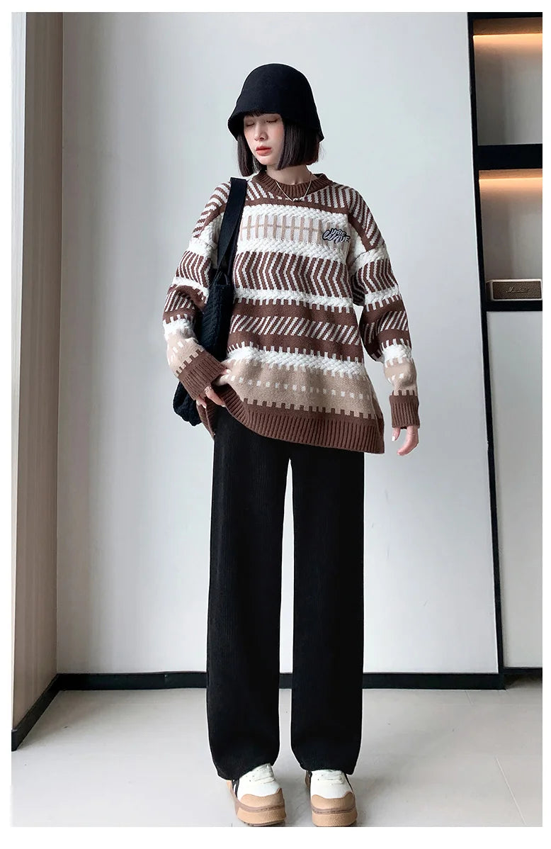 🤰 Frühling/Herbst Umstands-Hose – Straight Fit & Weit geschnitten