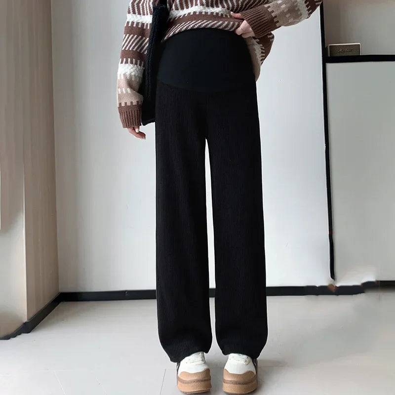 🤰 Frühling/Herbst Umstands-Hose – Straight Fit & Weit geschnitten