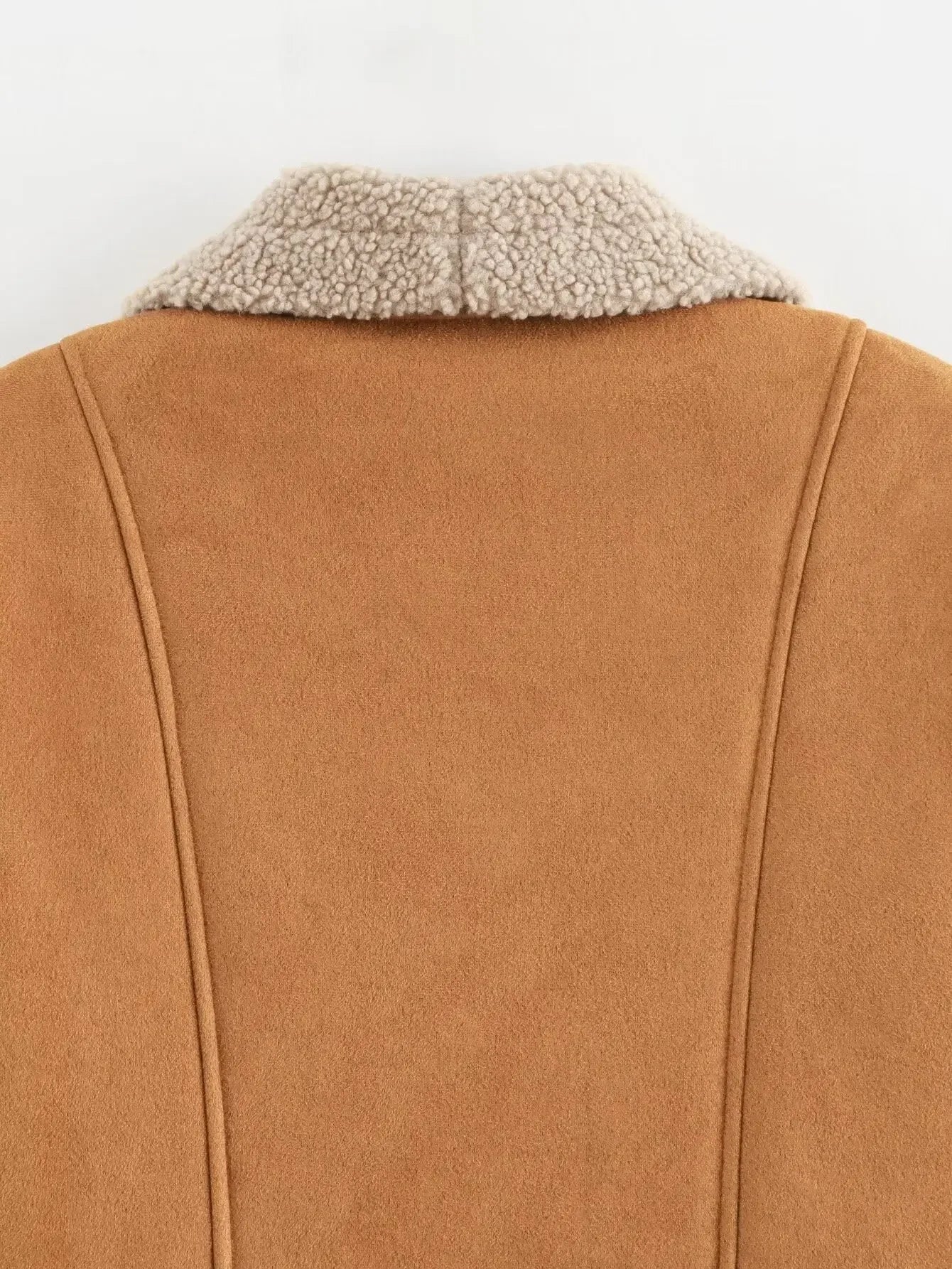 💕 Loose Fit Umstandsjacke – Fleece gefüttert, Herbst/Winter Outfit