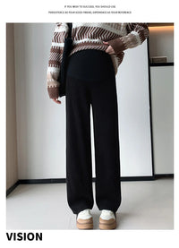 🤰 Frühling/Herbst Umstands-Hose – Straight Fit & Weit geschnitten
