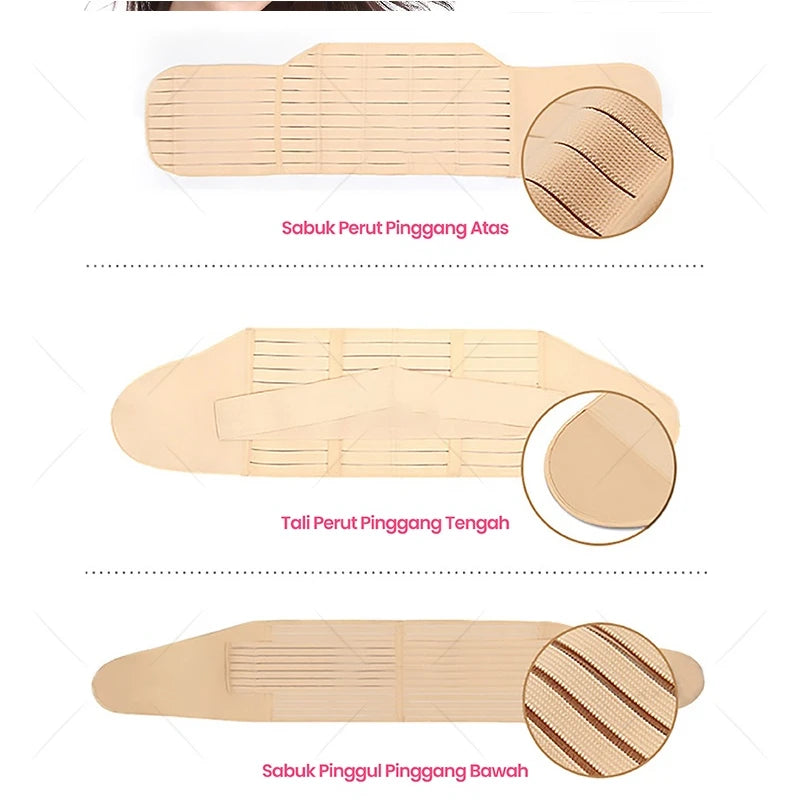 🌸 3-teiliges Korsett für Mütter – Body Shaper & Waist Wrap