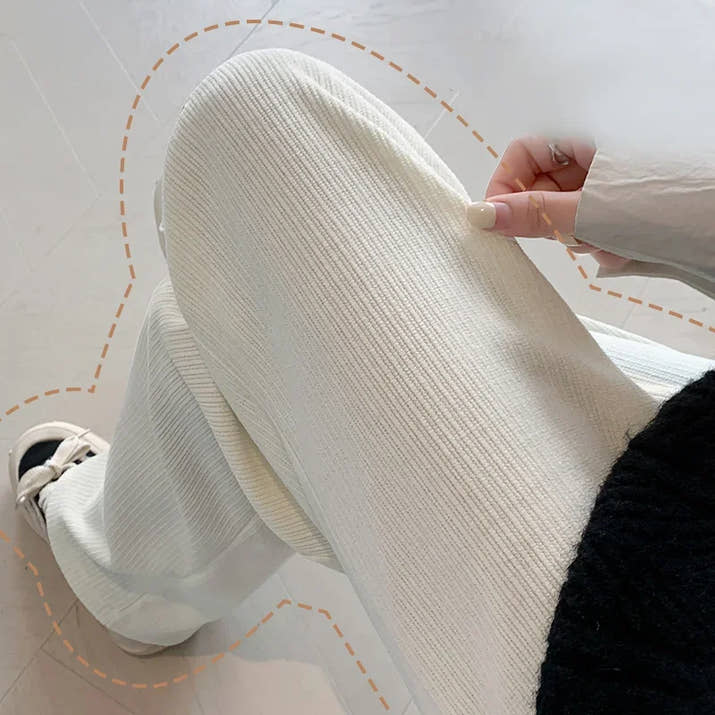 🤰 Frühling/Herbst Umstands-Hose – Straight Fit & Weit geschnitten