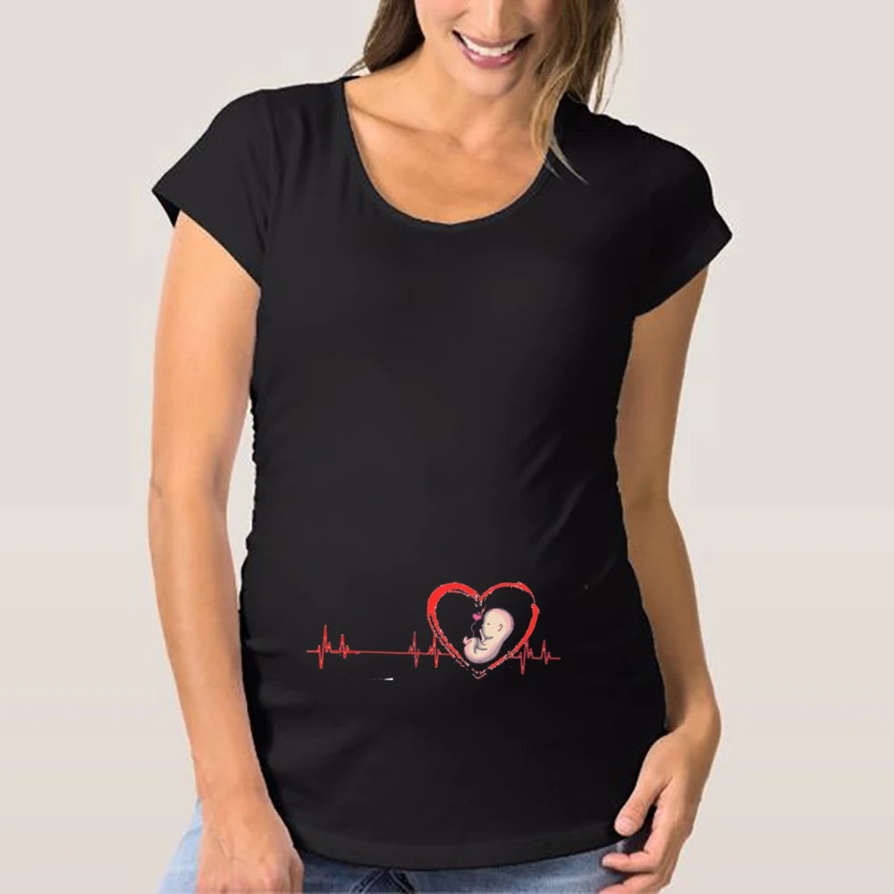 🤰 Umstands-T-Shirt für Damen – Süß & Lustiger Print für Mamas