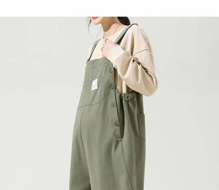 🌸 Loose Fit Schwangerschafts-Overall – Stylisch & Praktisch