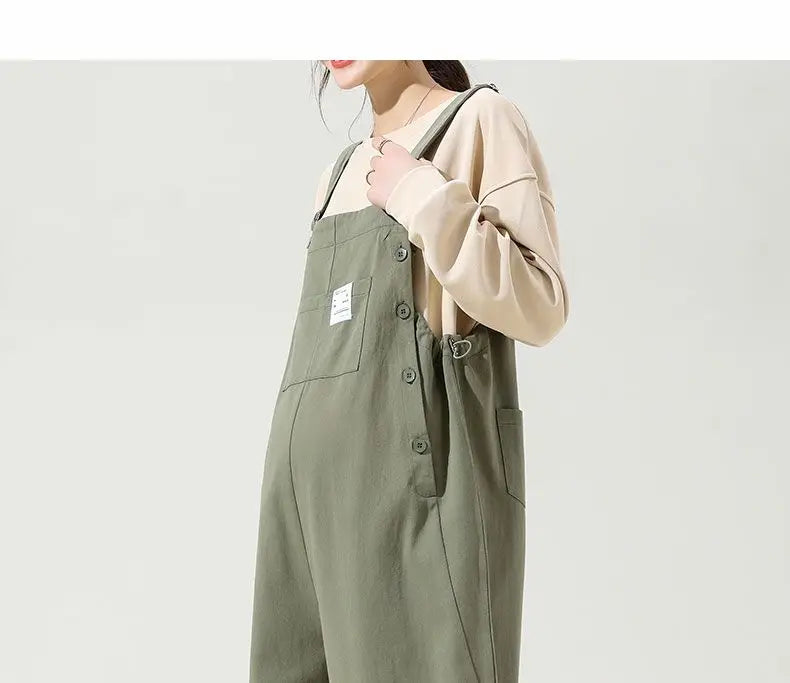 🌸 Loose Fit Schwangerschafts-Overall – Stylisch & Praktisch