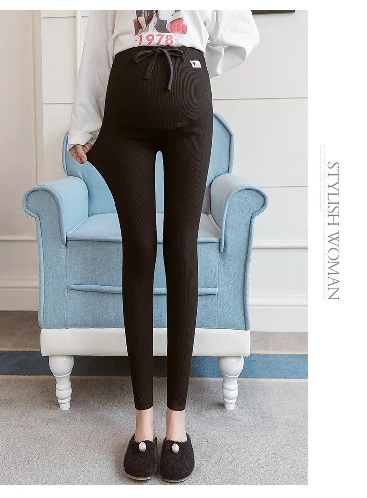 ✨ Schwangerschafts-Leggings – Dünn, weich & anpassbar an den Babybauch